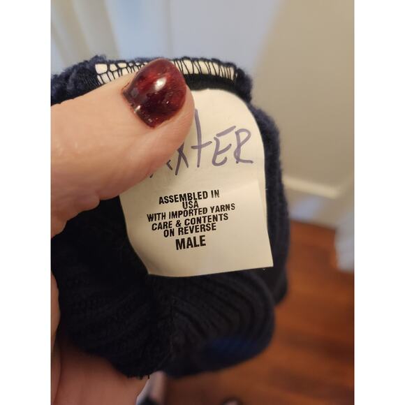 Bulky, heavy weight postal sweater, Mens size Large - Picture 4 of 7